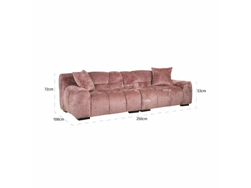 RICHMOND sofa CHARELLE różowa - Richmond Interiors